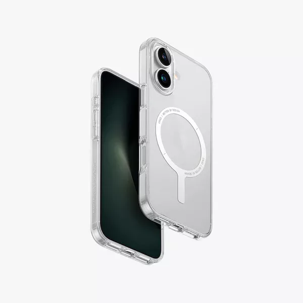 UNIQ CLARIO SLIM HYBRID PROTECTIVE CASE WITH TOUGH SCRATCH-RESISTANT BACK FOR 2024 IPHONE 16 PLUS | CLEAR